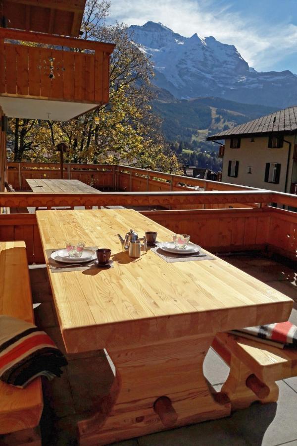Apartment Bergfrieden By Interhome Wengen Eksteriør bilde